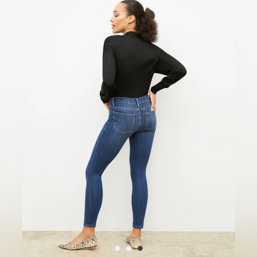 frame denim le skinny de jeanne rn 139021 in size 26